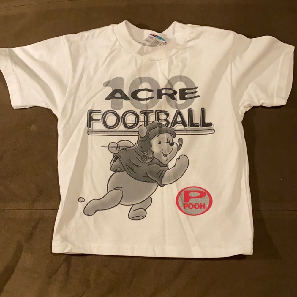 Boys Pooh 100 Acre Football T Shirt